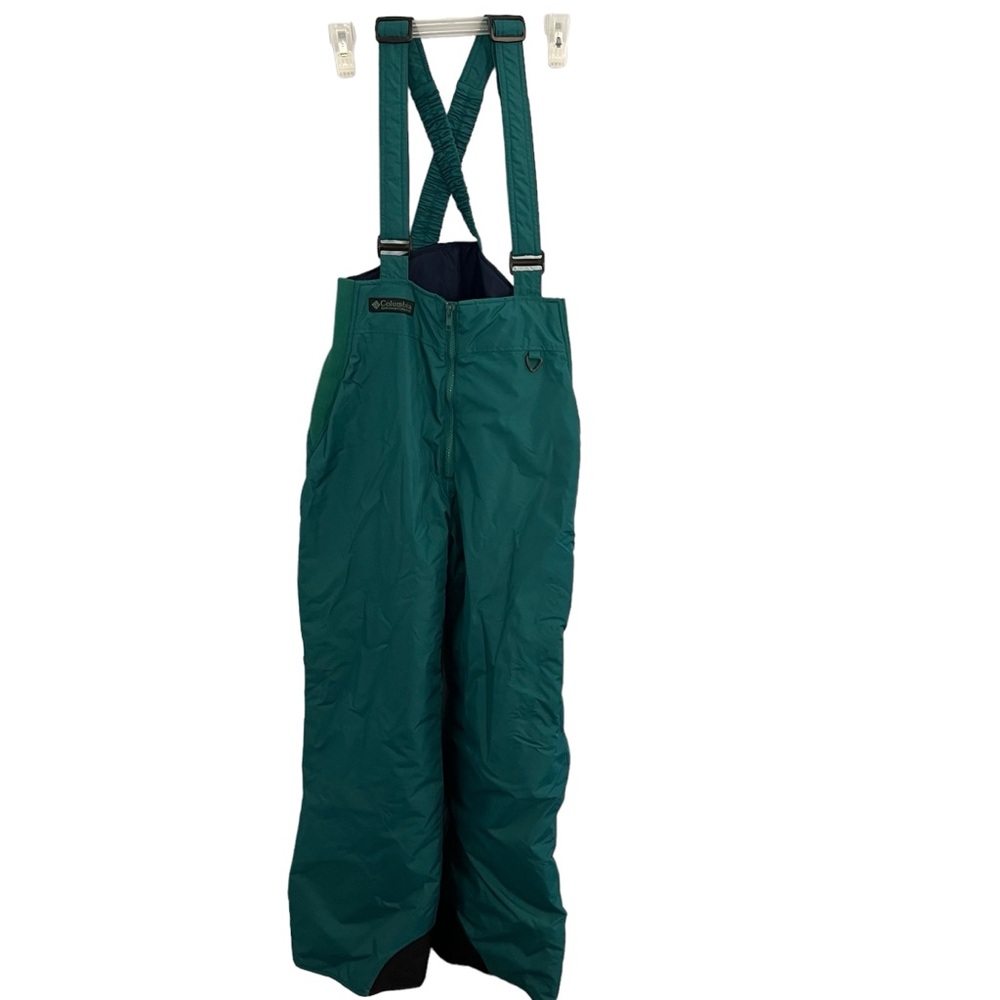 Columbia Vintage Teal Snow Bib
